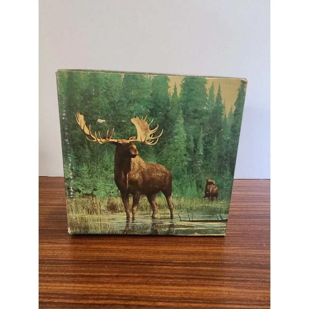 Vintage Avon for‎ Men Alaskan Moose Wild Country After Shave Brown Glass